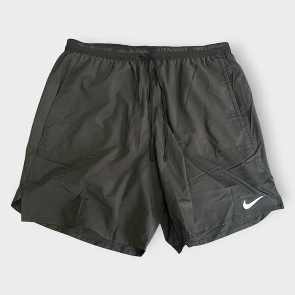 Nike Dri-Fit Stride 7” Running Shorts Black Mens size L-Tall New DM4759-010 - Picture 1 of 9